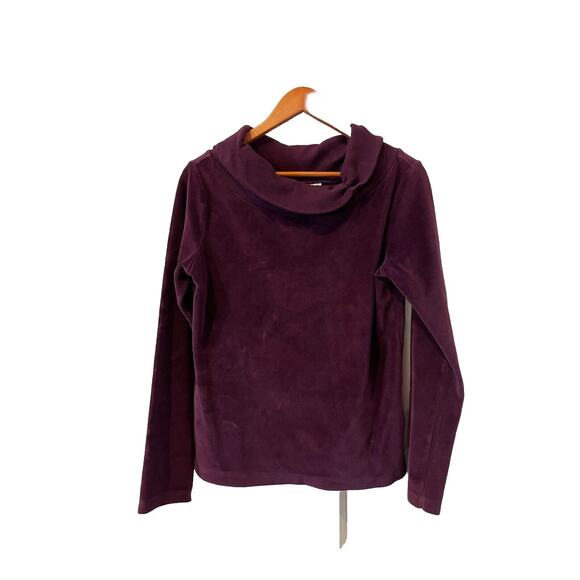 3 for $25-Sport Savvy Cowl Neck Pullover-Soft Violet-Small-Velour - Picture 1 of 7